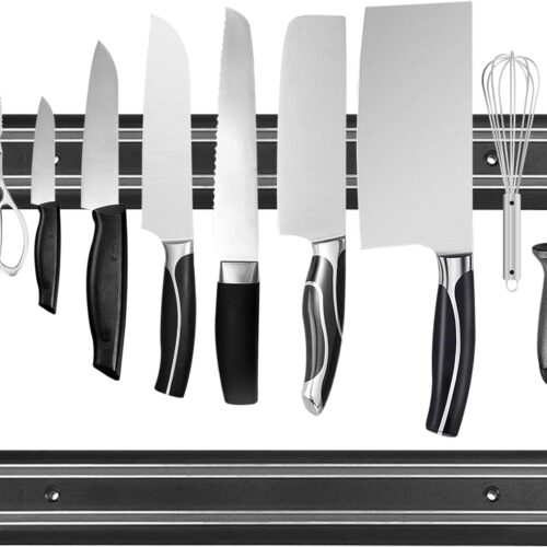 Magnetic Knife Strips(15 Inch X Set Of 2) Magnetic Knife Storage Strip, Knife Holder, Knife Rack, Knife Strip, Kitchen Utensil Holder, Tool Holder, Multipurpose Magnetic Knife Rack