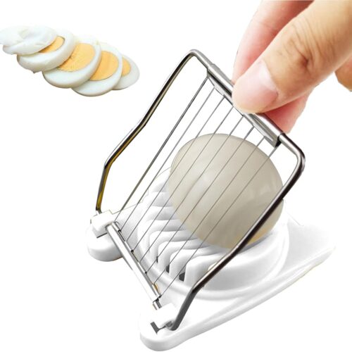 Egg Slicer for Hard Boiled Eggs,Hard Boiled Eggs with Stainless Steel Wire Soft Food Cutting Tool